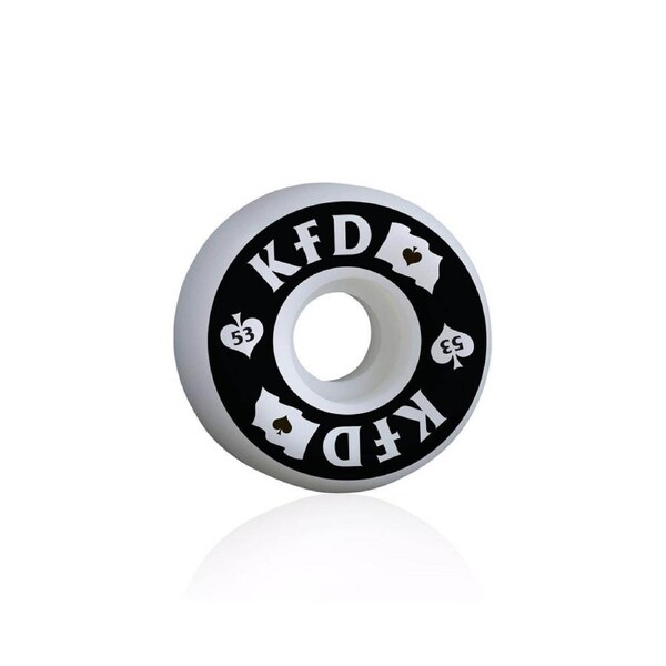 Kfds Classic Cut Flagship Premium Skateboard Wheel 53x33 mm - Black
