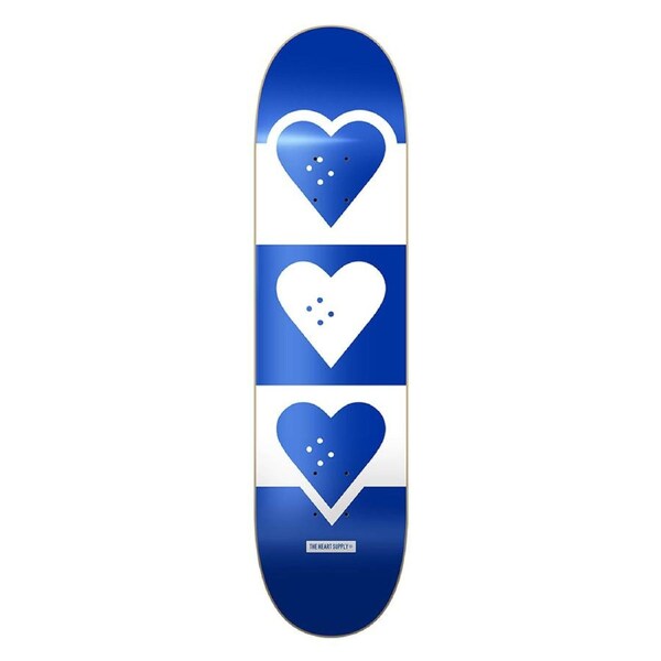 The Heart Supply Squad 8.25" Skateboard Pro Premium Durable Decks - Blue