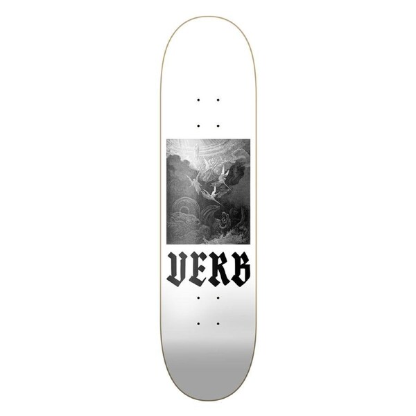 Verb Skateboard Deck Logo Biblical Voices Pro Premium Durable 8 - White