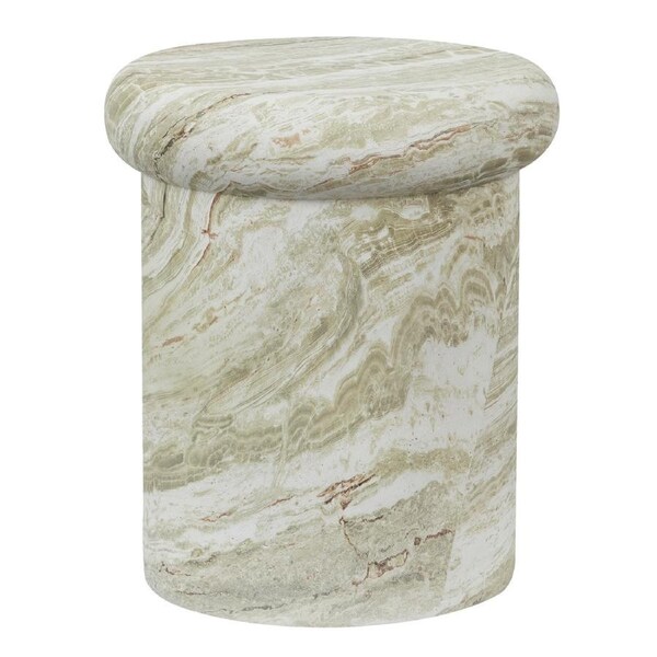 Cooper & Co. Luna 38cm MgO Stool Green Marble Look