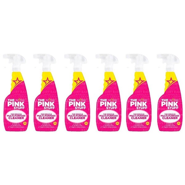 6PK The Pink Stuff Multi-Purpose Spray Deep Clean Surface Household 750ml