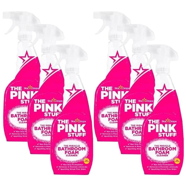 6PK The Pink Stuff Bathroom Cleaner Deep Clean Spray Mold Remover 750ml