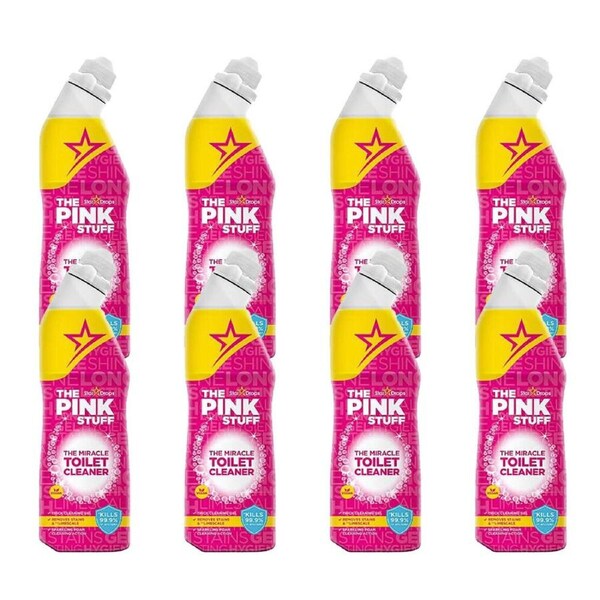 8PK The Pink Stuff Toilet Gel Cleaner Germ Kill Fresh Scent Disinfectant 750ml