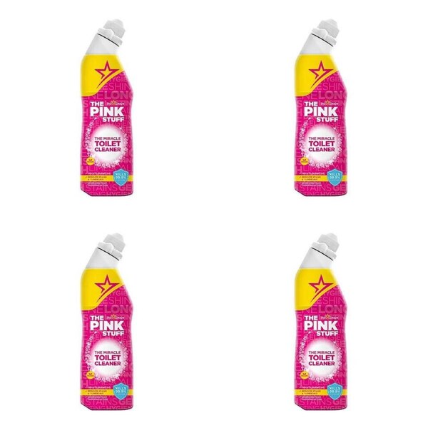 4PK The Pink Stuff Toilet Gel Cleaner Germ Kill Fresh Scent Disinfectant 750ml