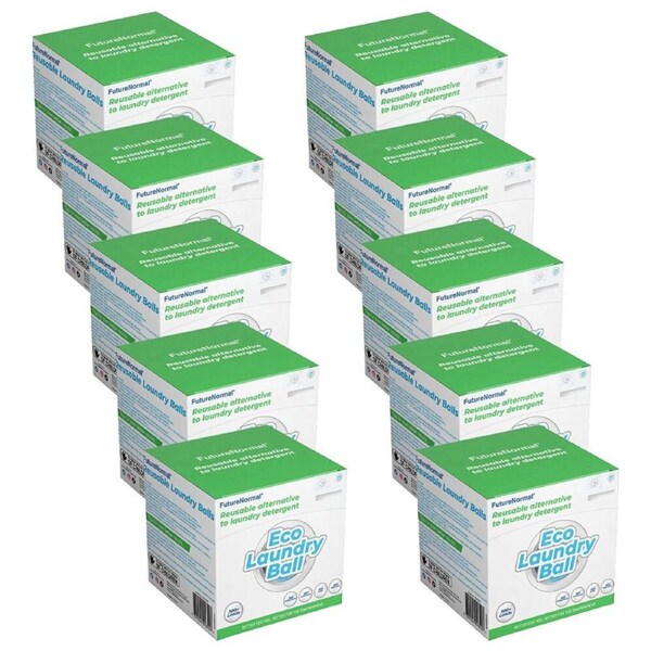 10PK Future Normal 300+ Washes Eco Detergent-Free Laundry Washing Ball Reusable