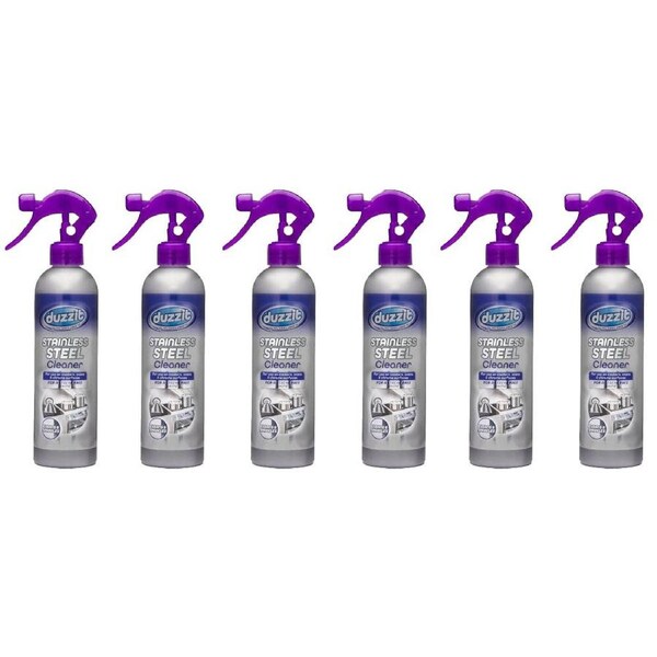 Duzzit Stainless Steel Cleaner Multi-Surface Liquid Spray Cleaner Polish 400ml