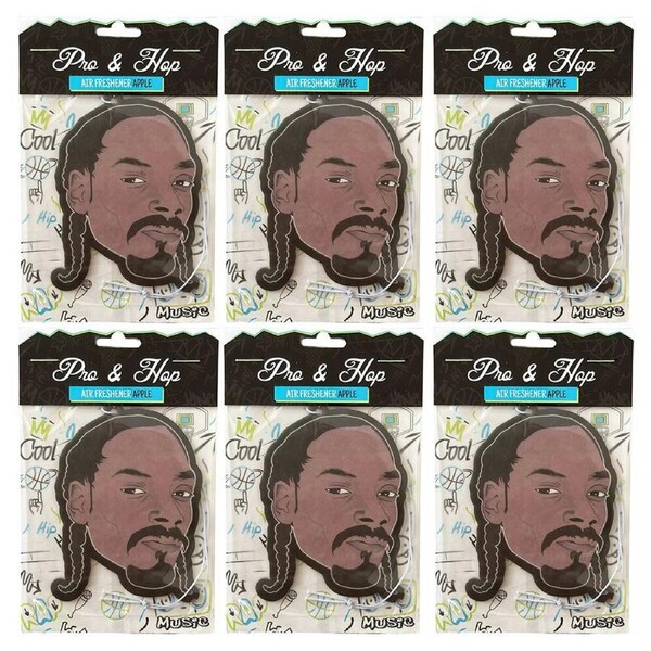 6PK Pro and Hop Hanging Car Pop Culture Air Fresheners Odour Eliminator Assorted