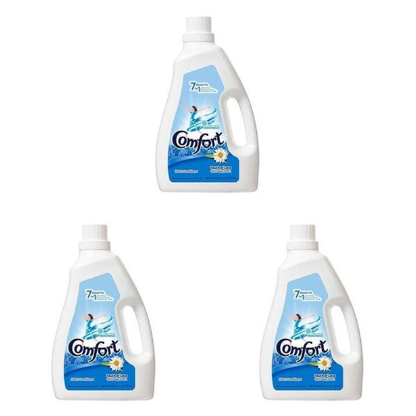 3PK Comfort Dilute 7in2 Fabric Conditioner/Softener 2L Touch of Love Daisy Fresh