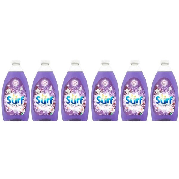 6PK Surf Dishwashing Liquid Berry Bliss Grease Remover Kitchen Cleaner 500ml
