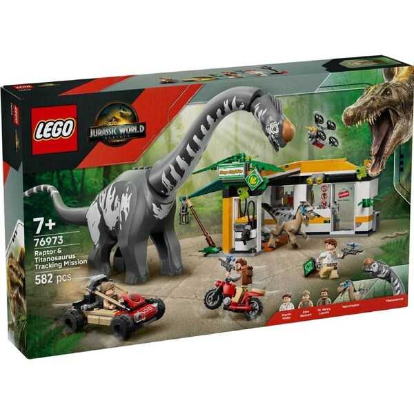 LEGO Jurassic World Raptor & Titanosaurus Tracking Mission 76973