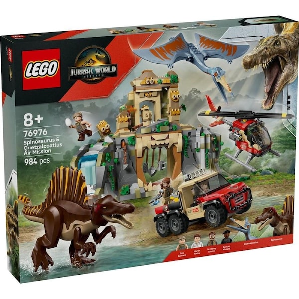 LEGO Jurassic World Spinosaurus & Quetzalcoatlus Air Mission 76976