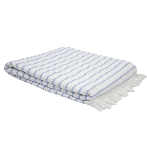 Bambury Haven Throw - Blue