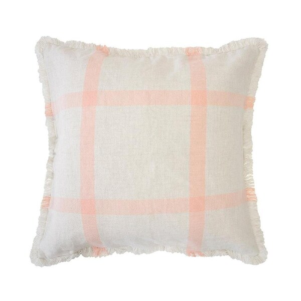Bambury Stewart Square Cushion - Papaya