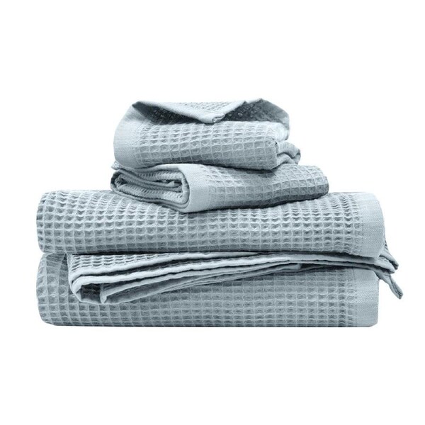 Bambury Waffle Hand Towel - Cloud