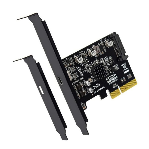 Simplecom PCIe x4 to USB 3.2 Gen2x2 20Gbps USB-C Expansion Card (EC318V2)