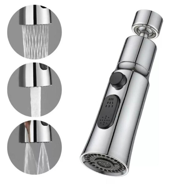 Sprayer Sink Tap Head Water 360o Saving Kitchen faucet extender Aerator Spray