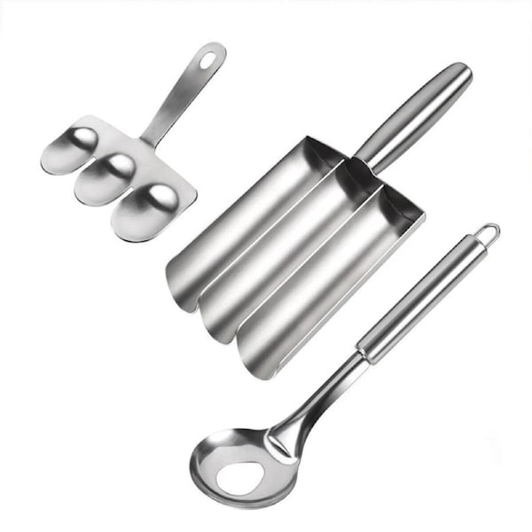 Fish Ball Mold Shrimp Slider Meat 3PCS Stainless Steel Meatball Maker