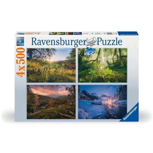 Ravensburger - Four Seasons Puzzles 4 x 500 Piece