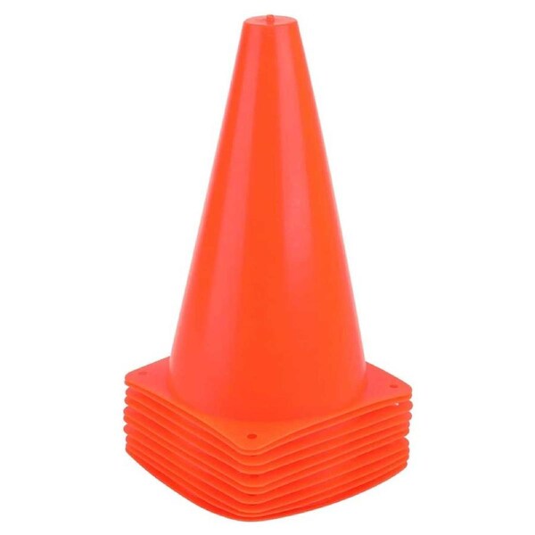 22cm PVC Field Marker Cone - Various Colours Available-Orange