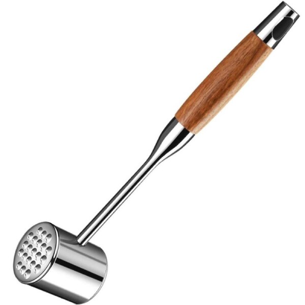 304 Stainless Steel Meat Hammer – Essential Loose Meat Tenderizer for Home Cooking, Meat Masher, Meat Crusher