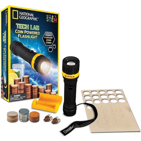 Coin Powered Flashlight - National Geographic