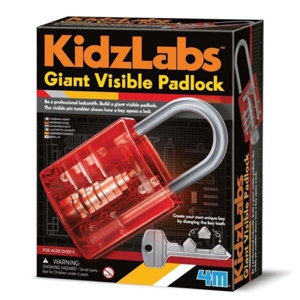 4M - Kidzlabs - Giant Visible Padlock