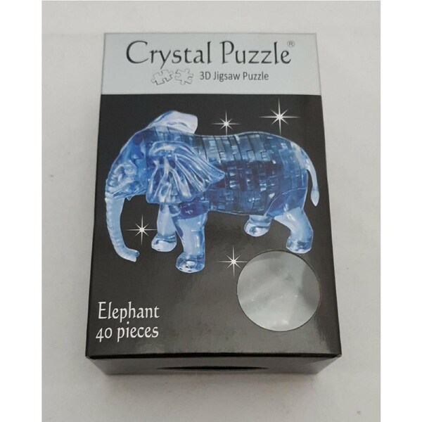 3D Elephant Single Crystal Puzzle