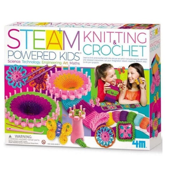 4M - STEAM Powered Kids - Knitting & Crochet
