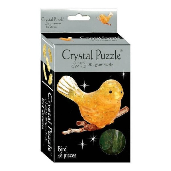 Yellow Bird 3D Crystal Puzzle