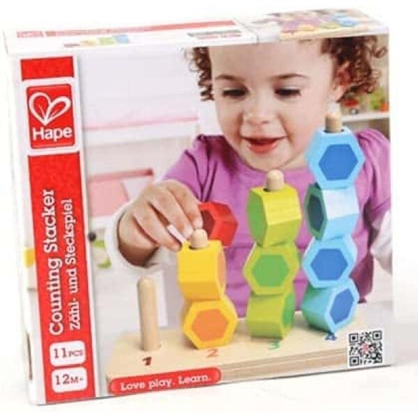 Hape Counting Stacker Toddler Toy, Multicolor