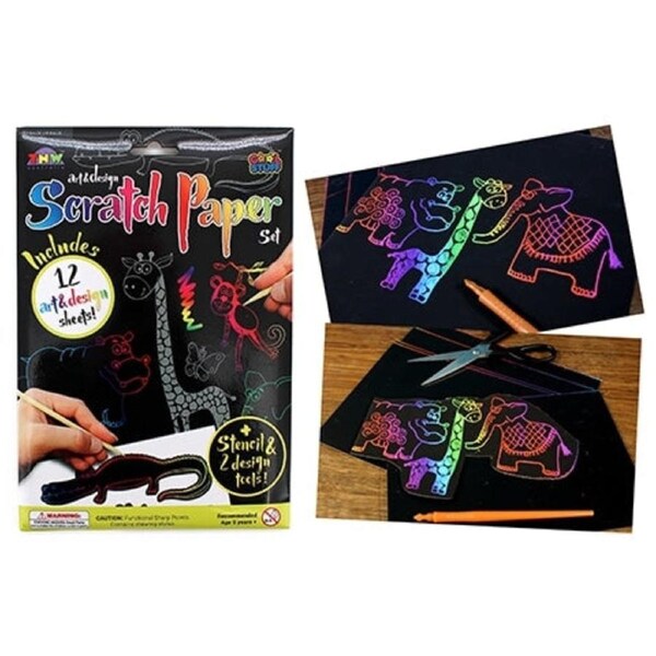 Scratch Paper Kit (12 A5 Sheets)