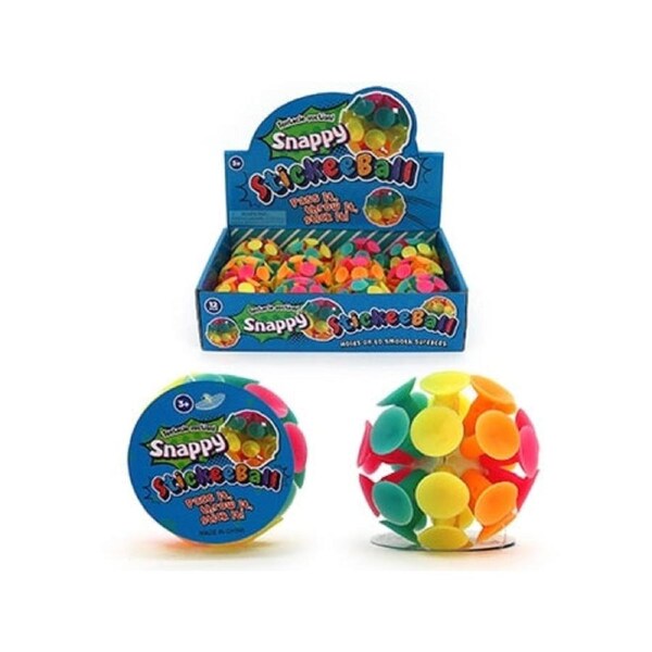 Colourful Suction Ball - 5.5 cm