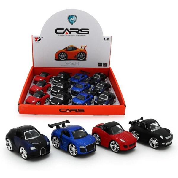 Die Cast Pullback Modern Racer Car - 7 cm (Asstd)