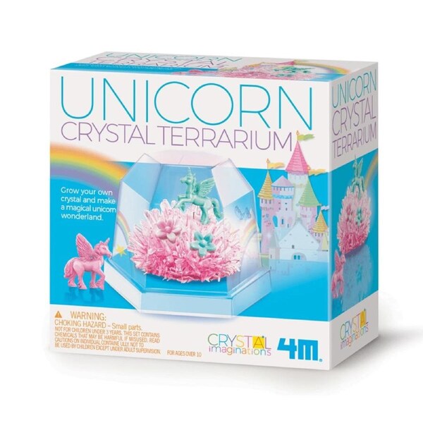 4M - Crystal Growing - Unicorn Crystal Terrarium