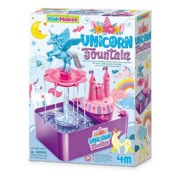 4M KidzMaker Unicorn Fountain - Make Your Own Fountain