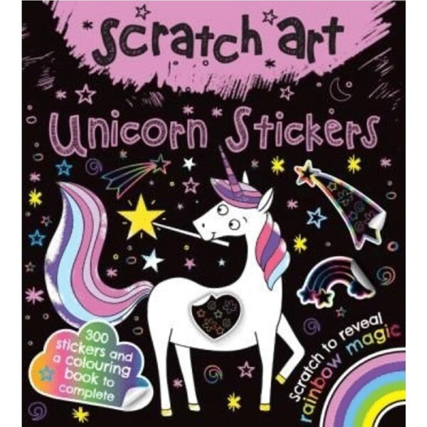 Scratch Art Fun Mini's - Unicorn Stickers