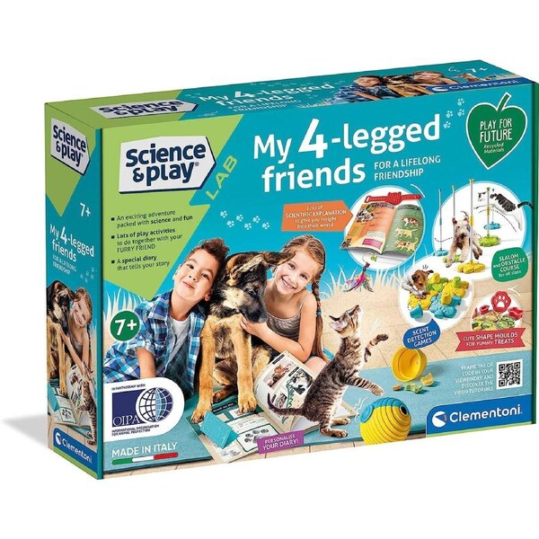 Clementoni Pet Lab My 4 Legged Friends Set