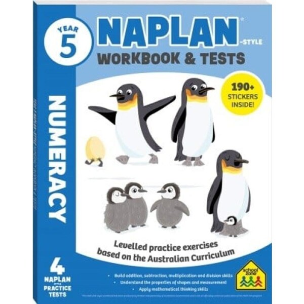 Year 5 NAPLAN*-style Numeracy Workbook and Tests - Hinkler