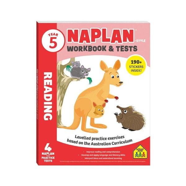 Year 5 NAPLAN*-style Reading Workbook and Tests - Hinkler