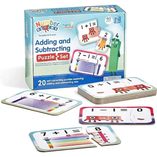 Numberblocks Adding and Subtracting Puzzle set