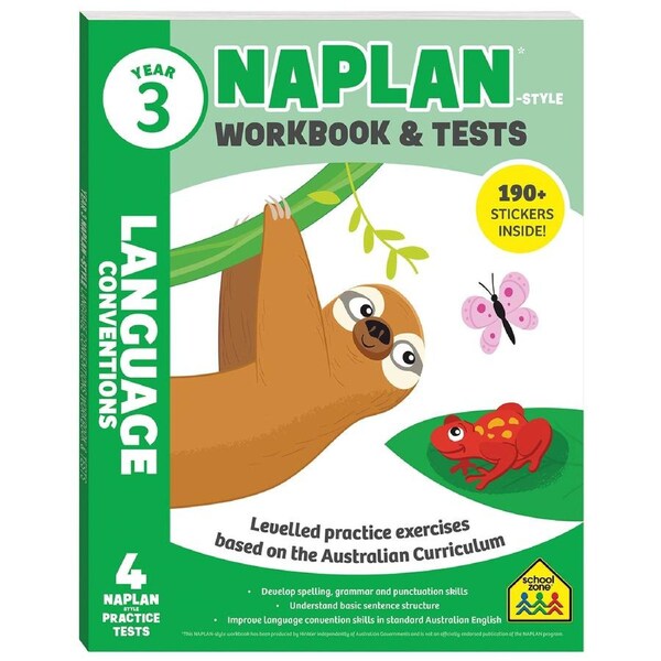 Year 3 NAPLAN style Language Conventions Workbook - Hinkler