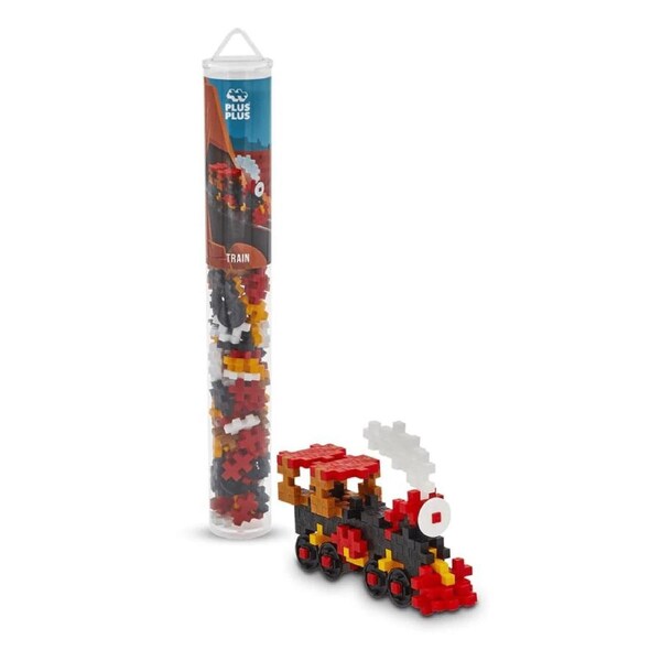 Plus-Plus - 100 Pcs Tube - Train