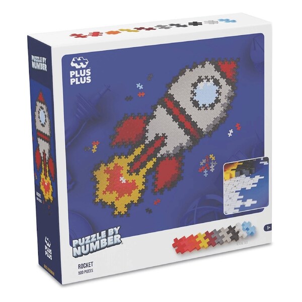Plus-Plus puzzle by number Rocket - 500 pcs
