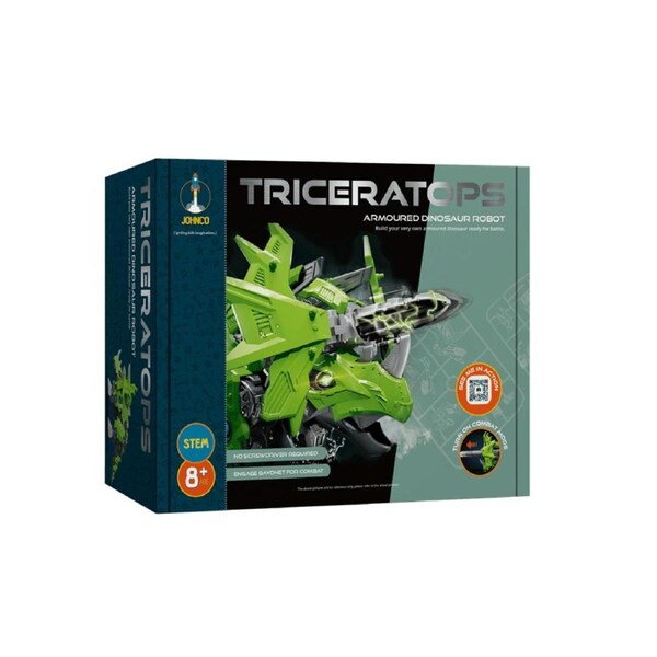 Johnco - Triceratops - Armoured Dinosaur Robot