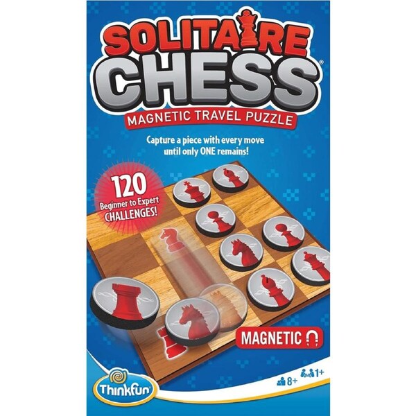Thinkfun Solitaire Chess Magnetic Travel Puzzle
