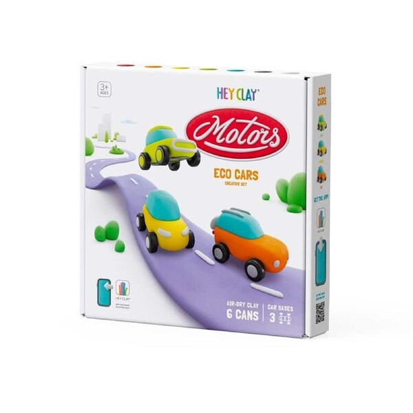 ?? Hey Clay – Eco Motors 3-Pack Modelling Clay Set