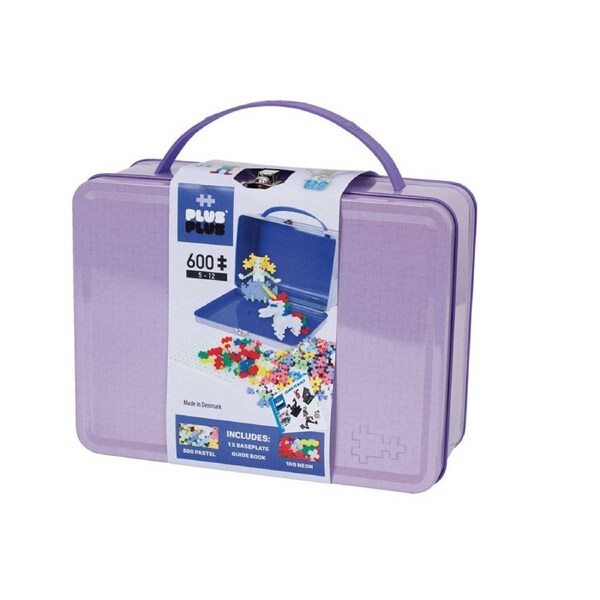 Plus-Plus - Suitcase Pastel Metal - 600 pcs