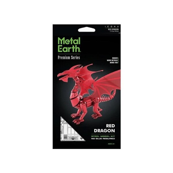 Metal Earth IconX - Red Dragon