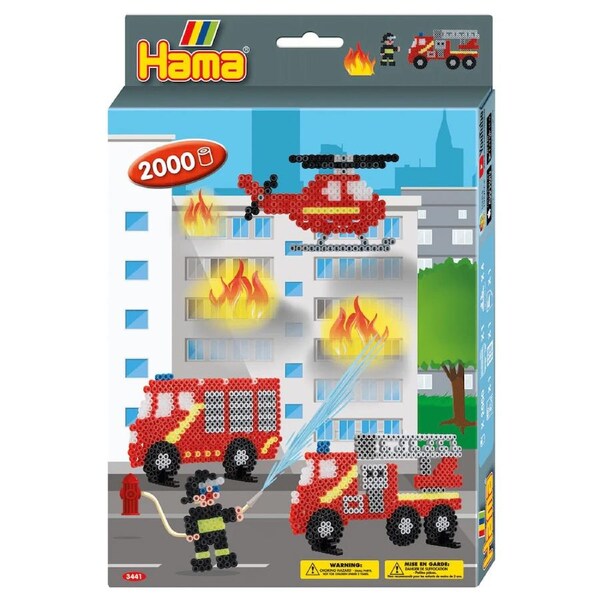 Hama Beads Hanging Box - Fire Fighters