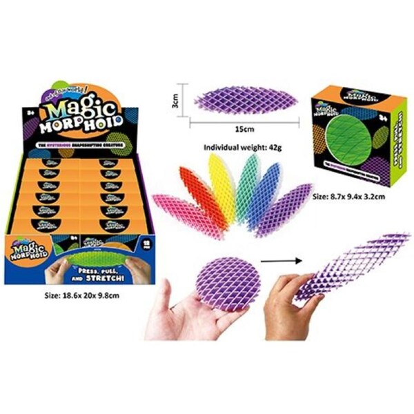 Magic Morphoid - Medium - 150 x 30mm, ( 6 Asstd)